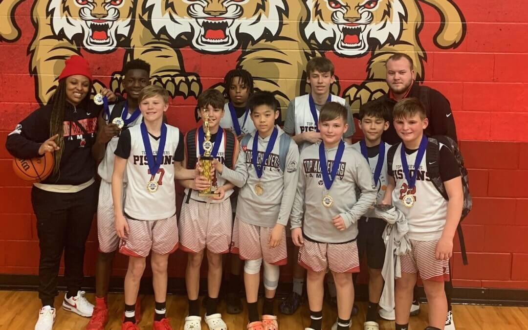 Congratulations TA Boys 6th Grade Pistons Team