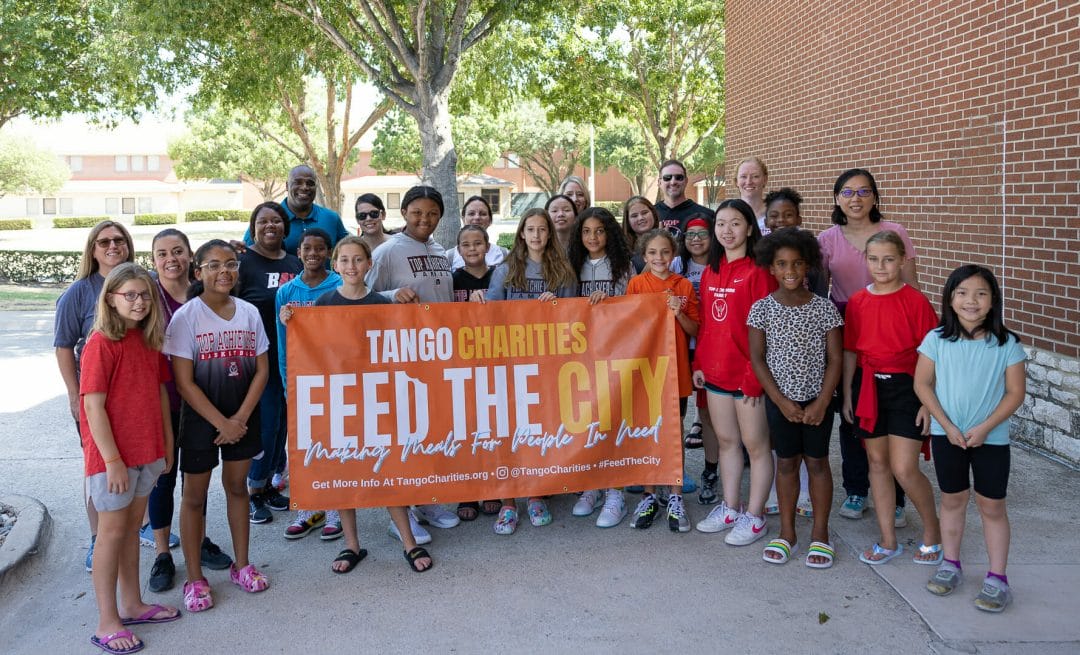 Top Achievers at Feed the City (Outside)